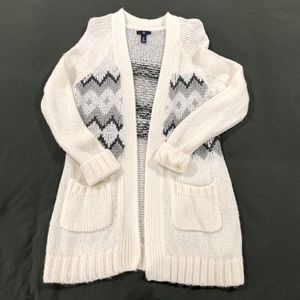GAP Cream Aztec Cardigan